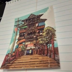 Studio Ghibli Sticker Spirited Away Bathhouse Anime Movie Miyazak